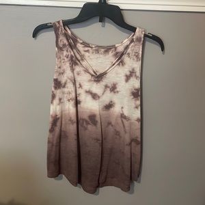purple tie dye tank top